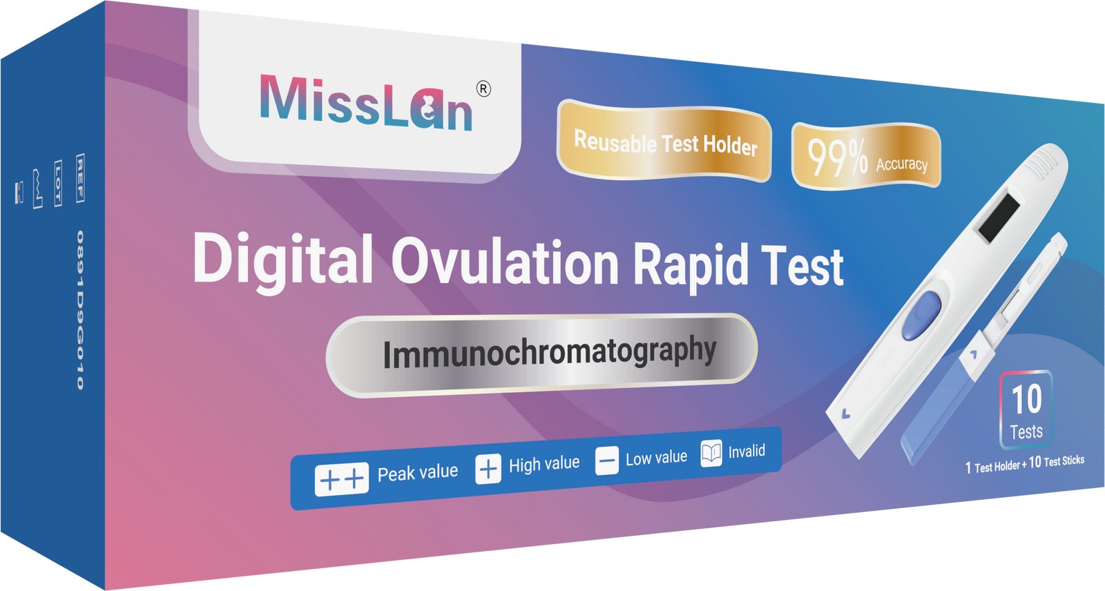 MissLan™ Digital Ovulation Rapid Test - 10 Test Pack