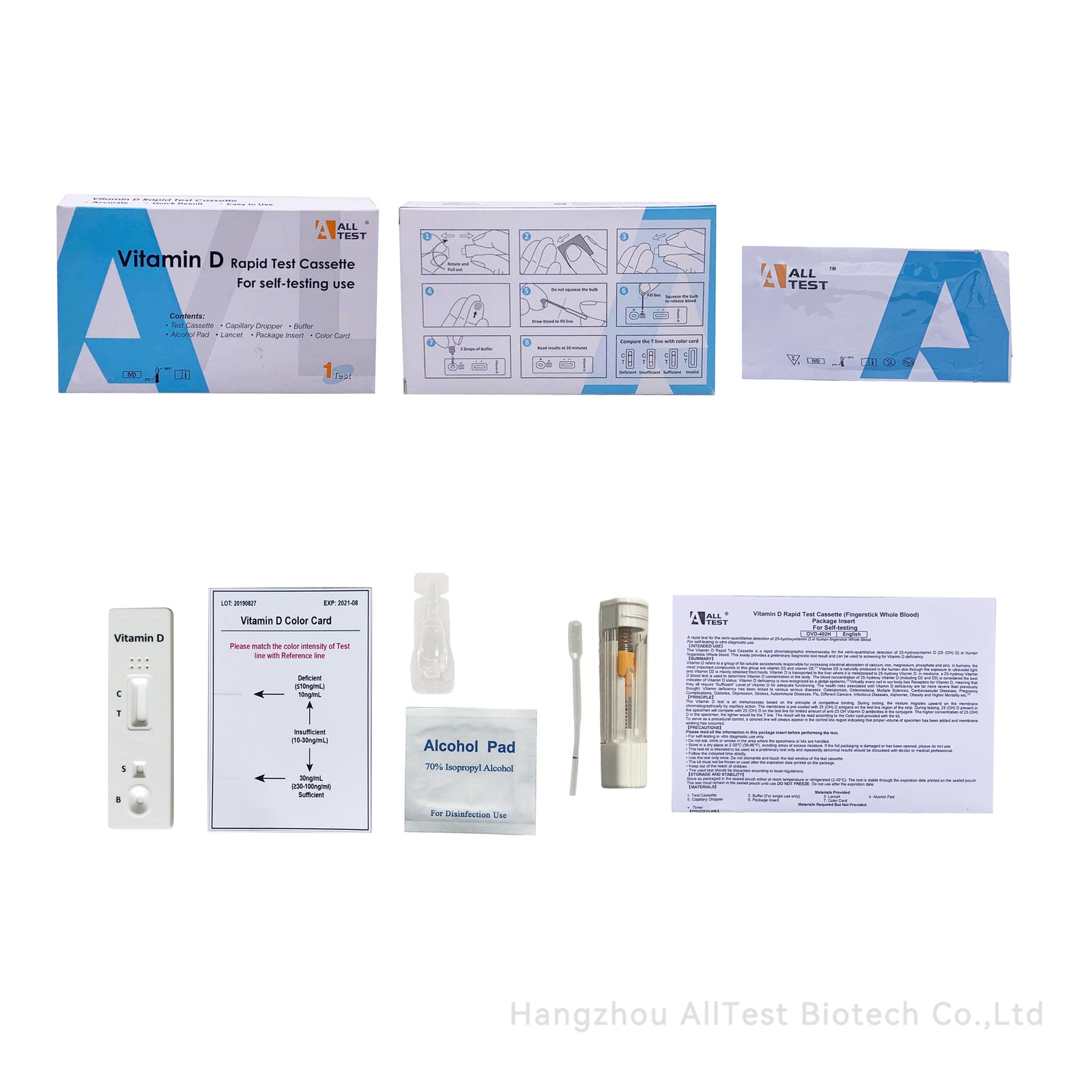 ALLTEST Vitamin D Rapid Self-Test - carton of 50